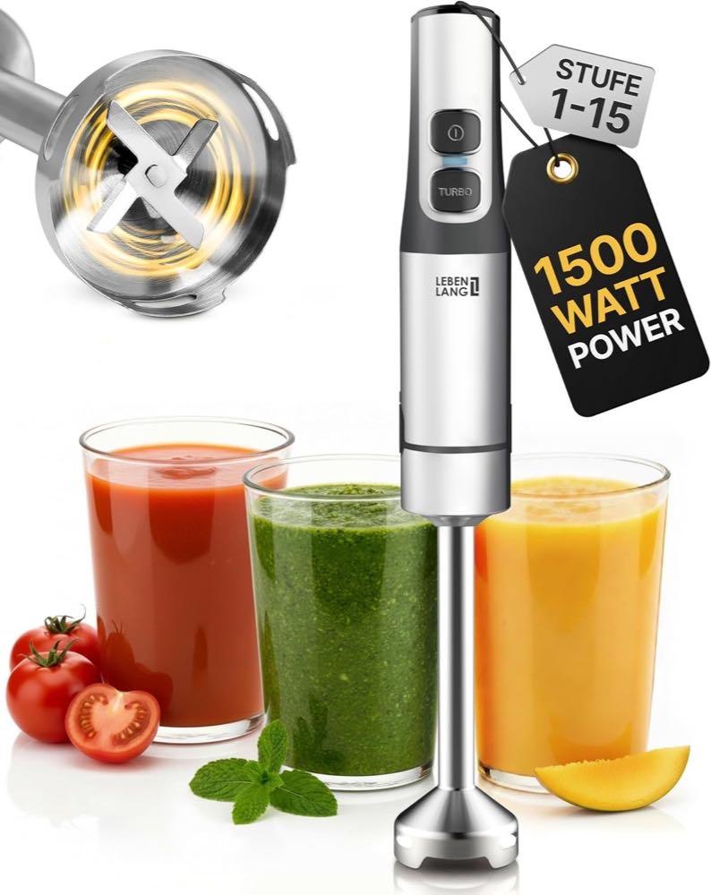LEBENLANG Stabmixer 1500 W