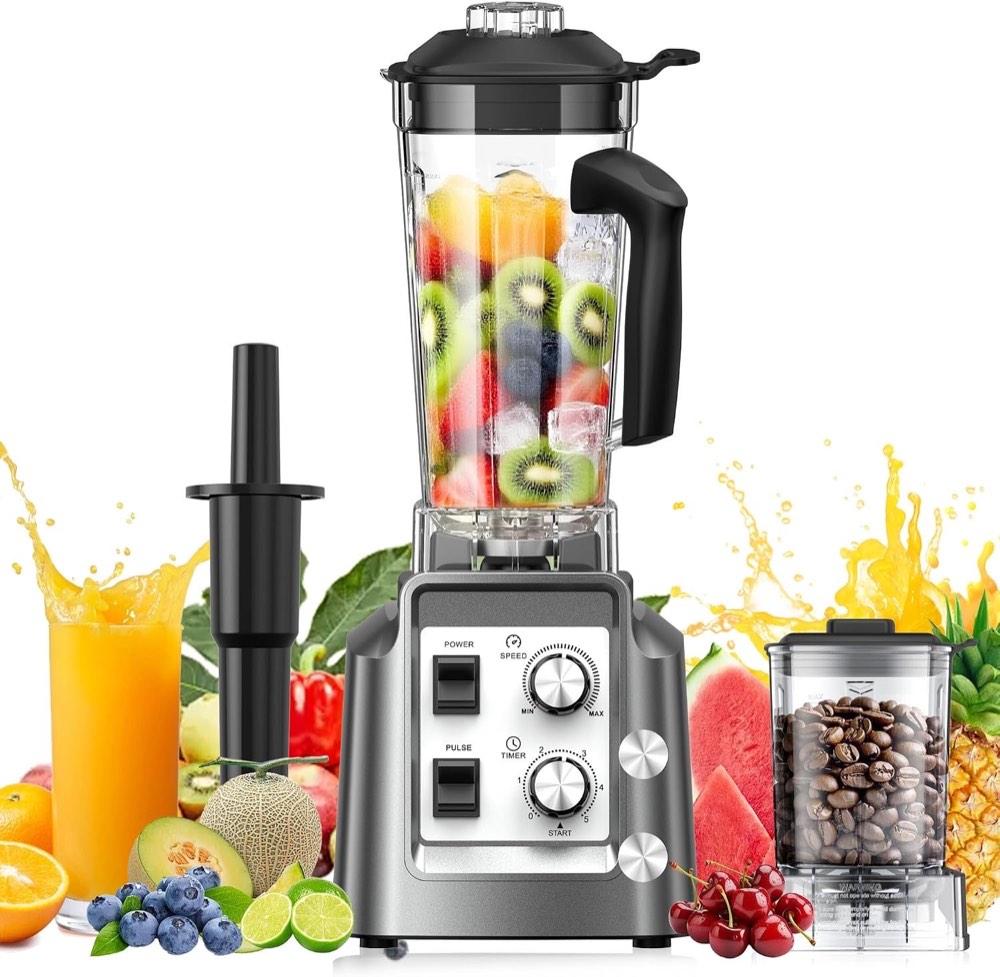 Teendow Standmixer 1800 W mit Mühle