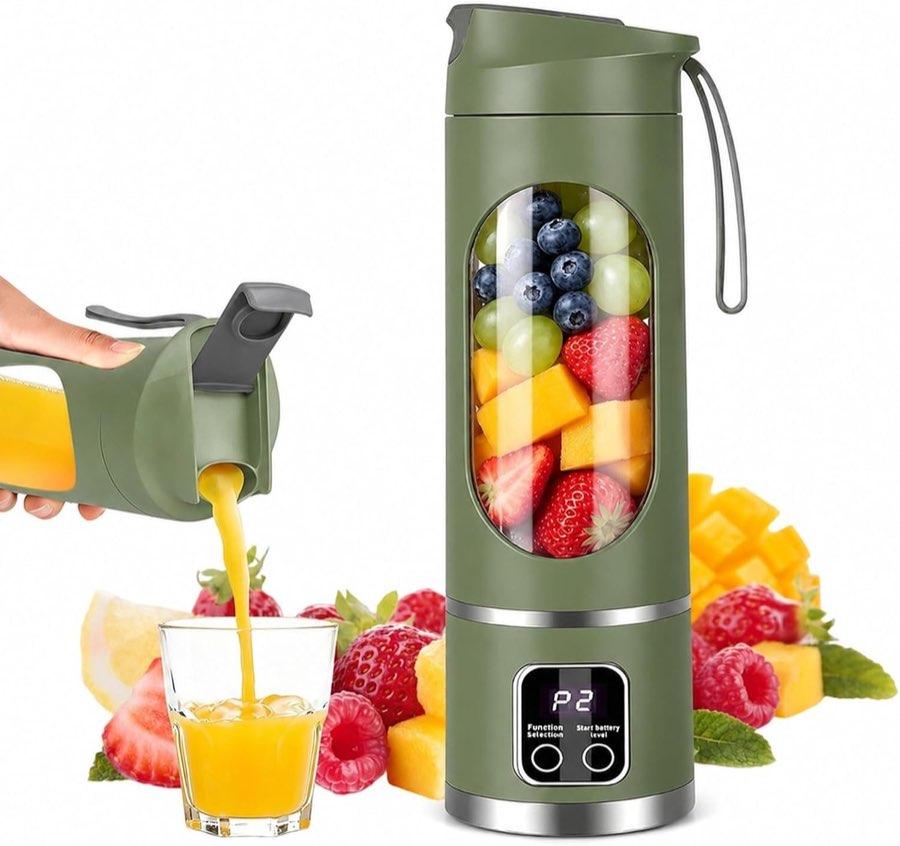 BOFITENG Portable Smoothie Maker 450 ml Grün