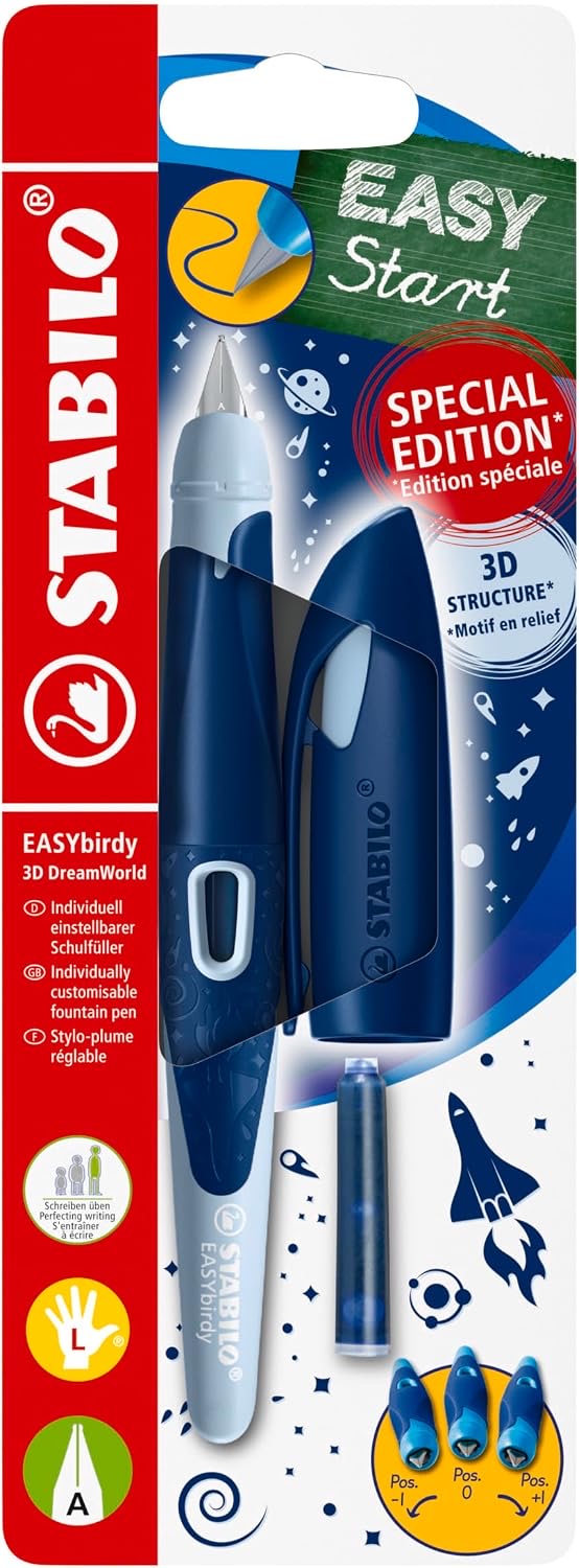 STABILO - Ergonomischer Schulfüller für Linkshänder - EASYbirdy