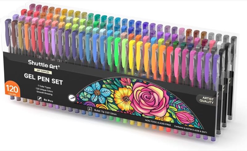 Shuttle Art Gelstifte, 120 Farben