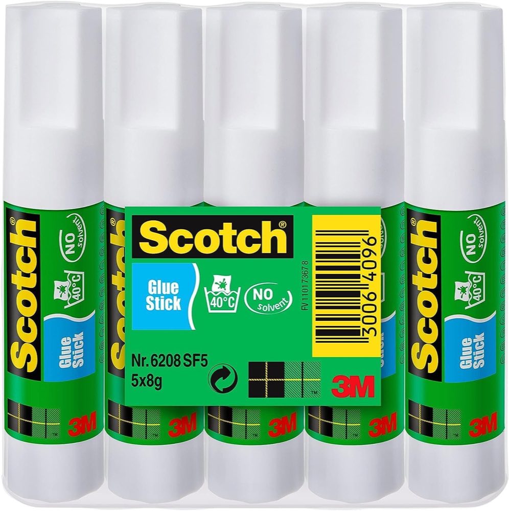 Scotch Scotch Permanenter Klebestift, 5 × 8 g