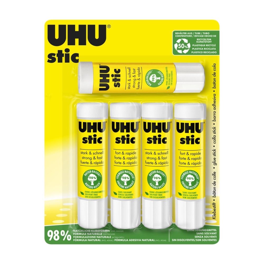 UHU UHU stic Klebestift, 5 × 21 g