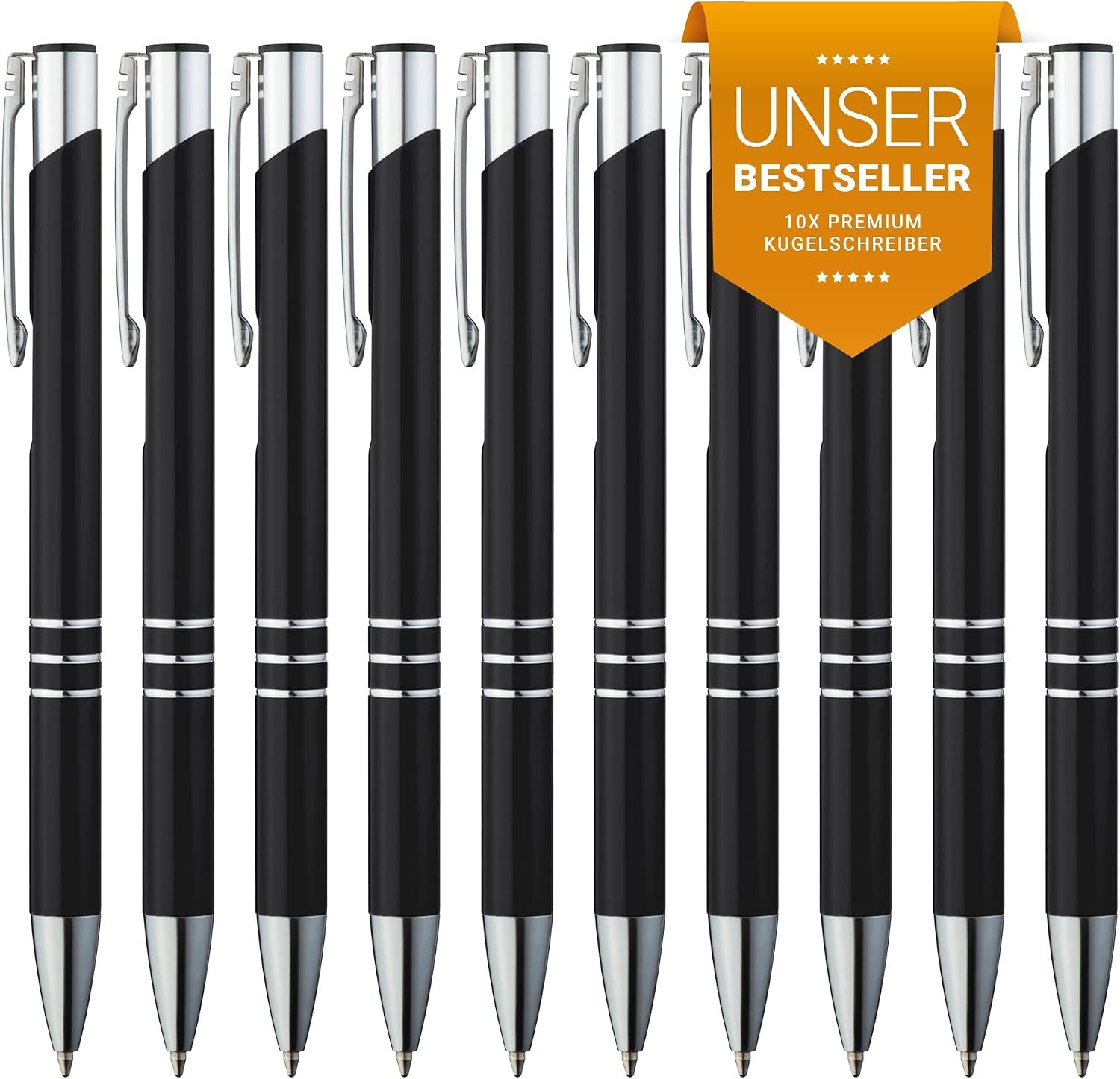 GIMEI Metall-Kugelschreiber, 10 Stück