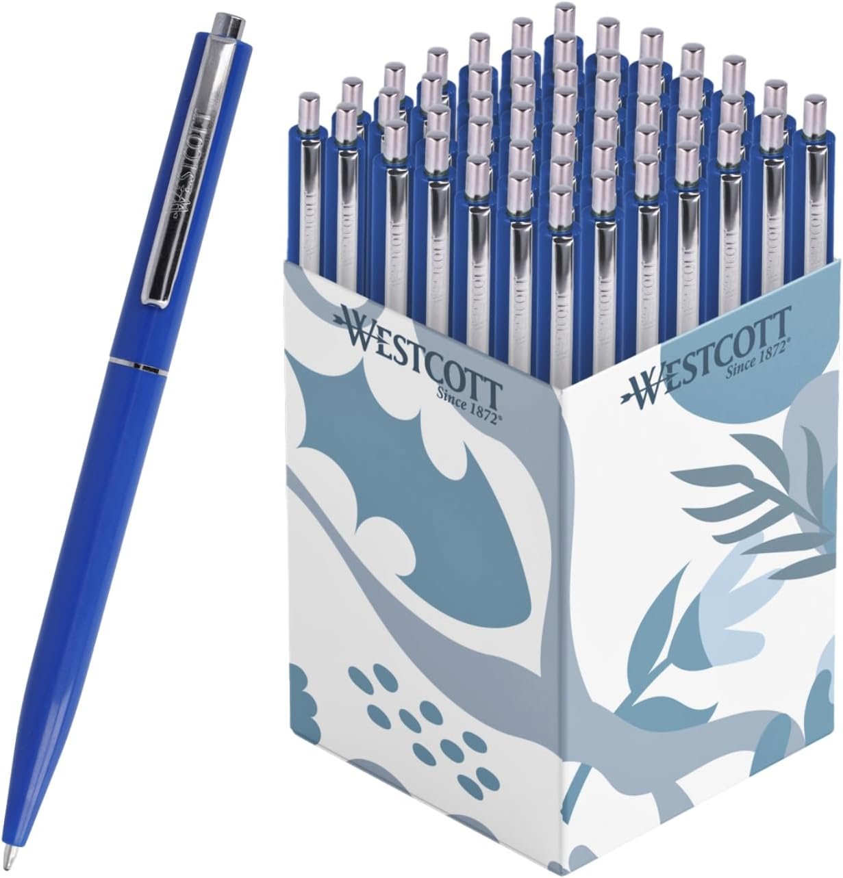 Westcott Alltime Kugelschreiber blau, 50 Stück