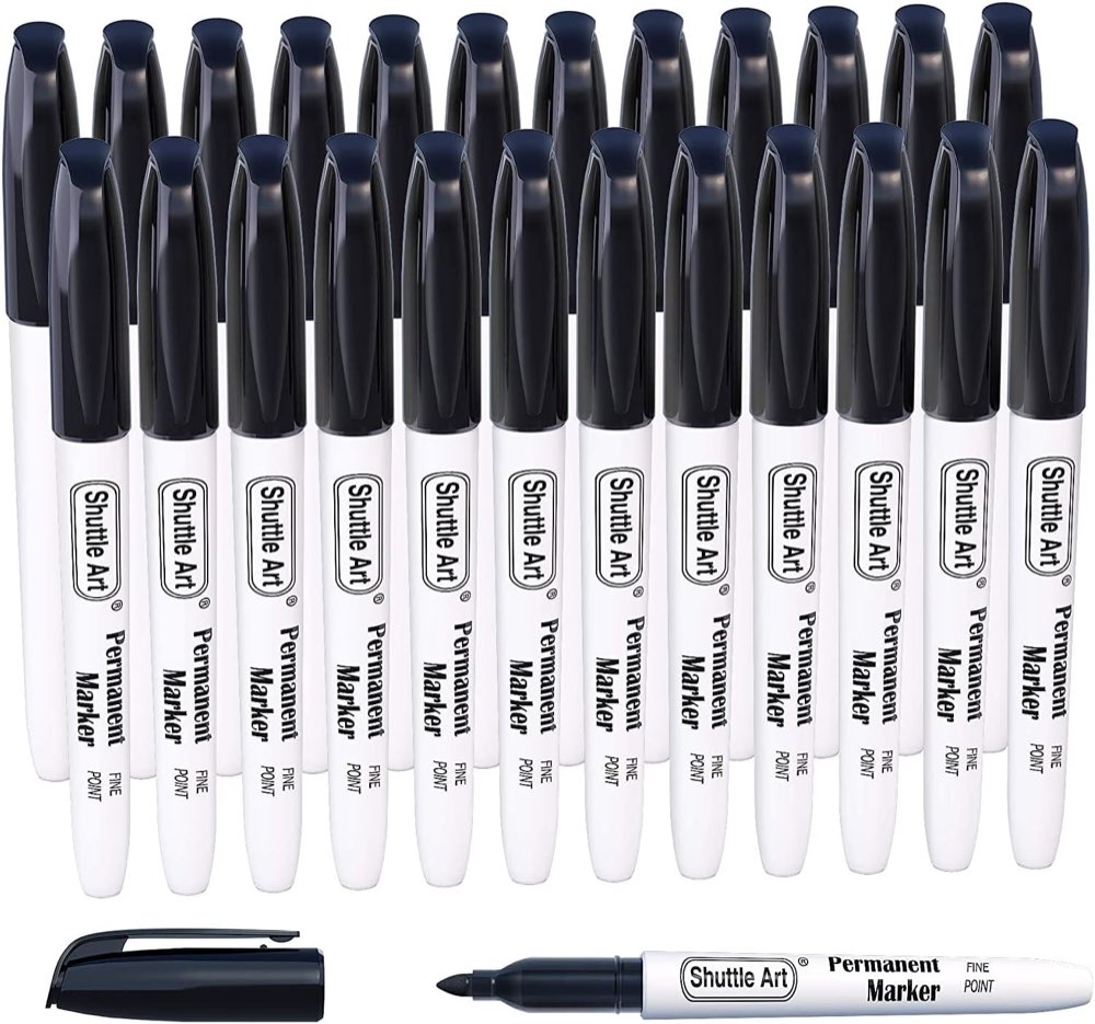 Shuttle Art 24 schwarze Permanentmarker