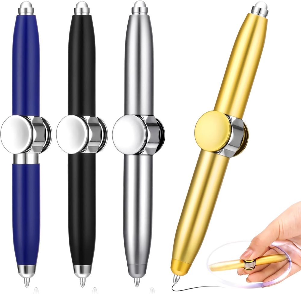 Jostift Fidget Pen, 4 Stück, mit LED