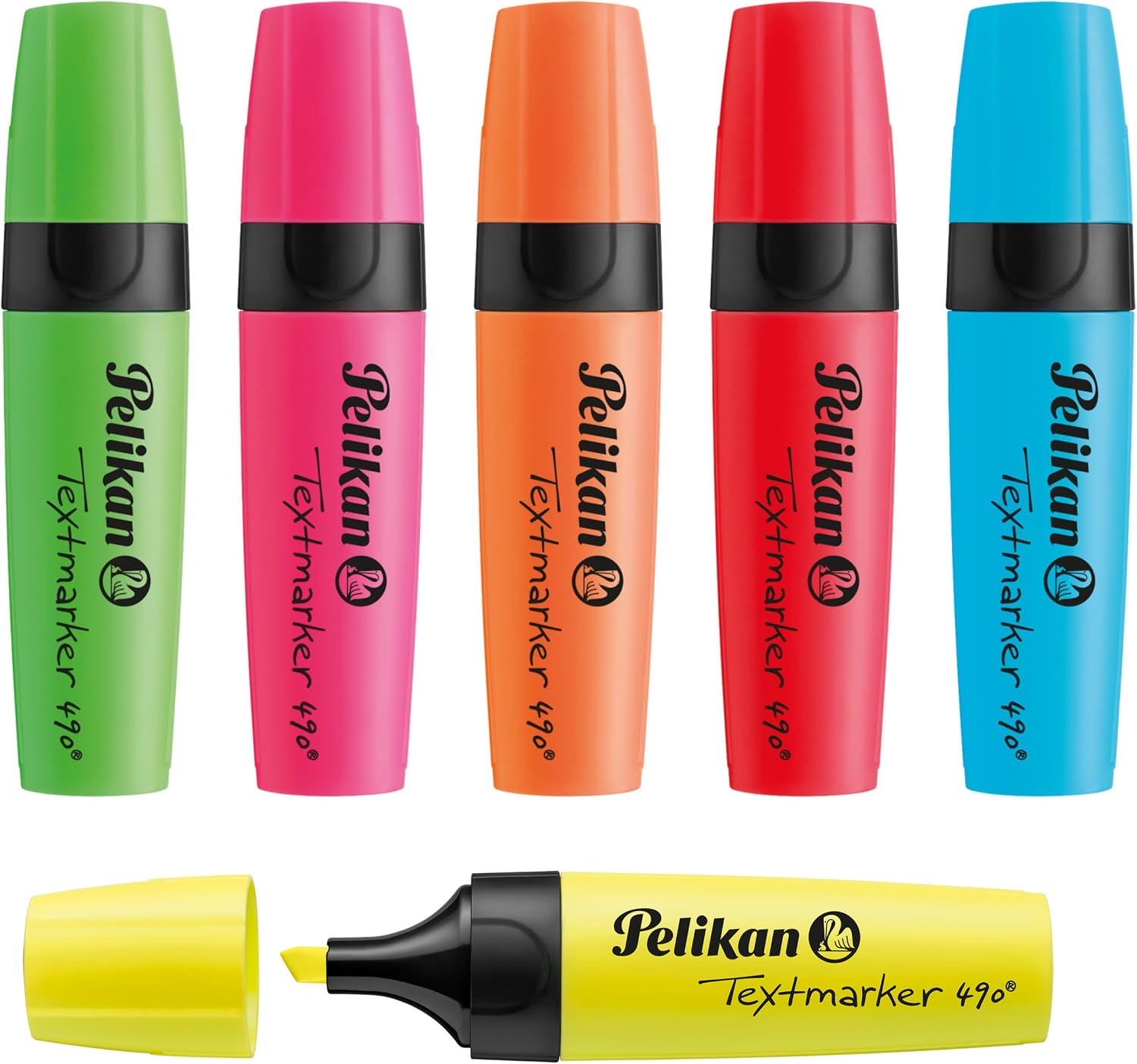 Pelikan Pelikan Textmarker 490, 6 Neonfarben