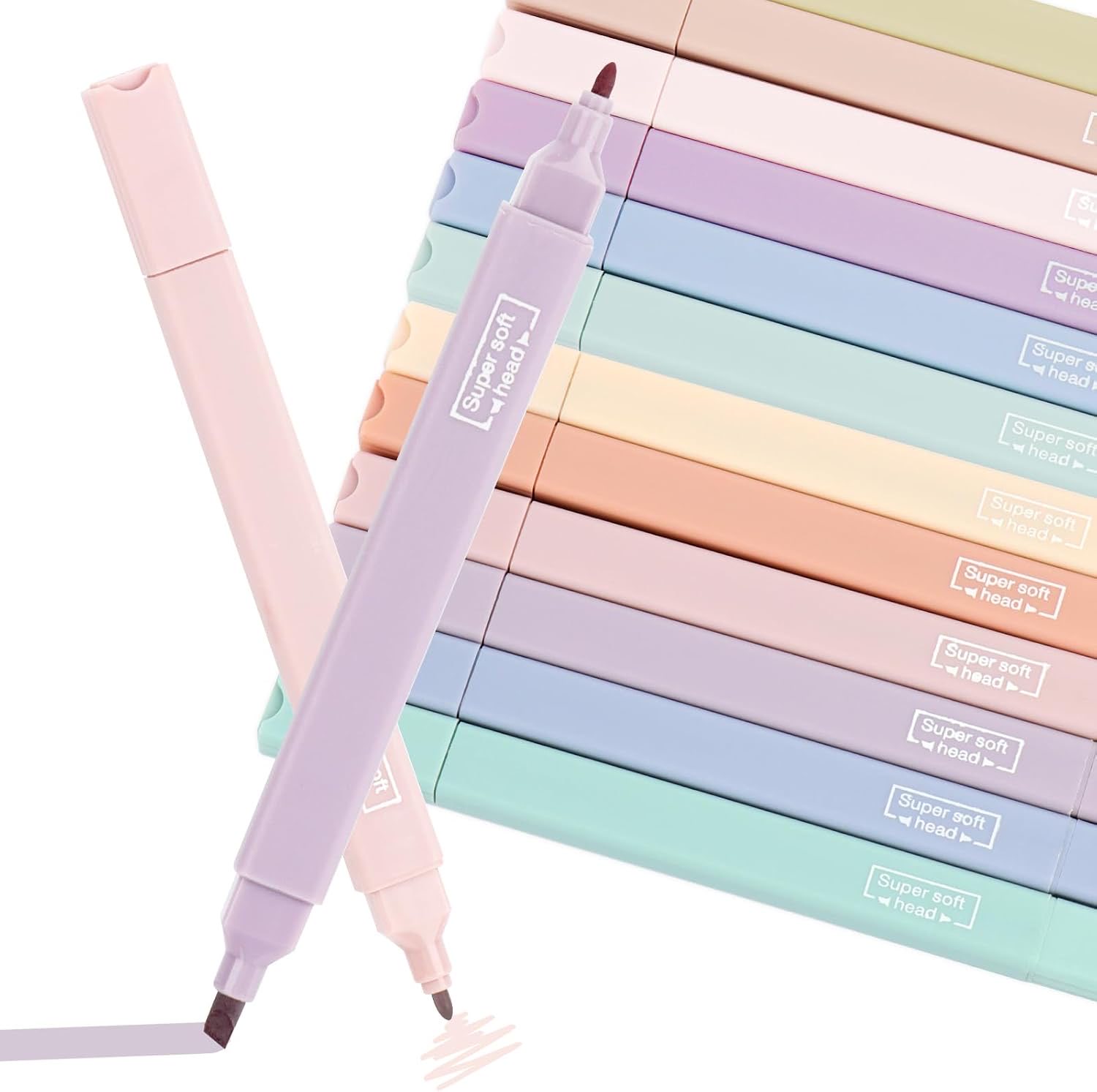 LWMTT Pastell-Textmarker, 12 Stück