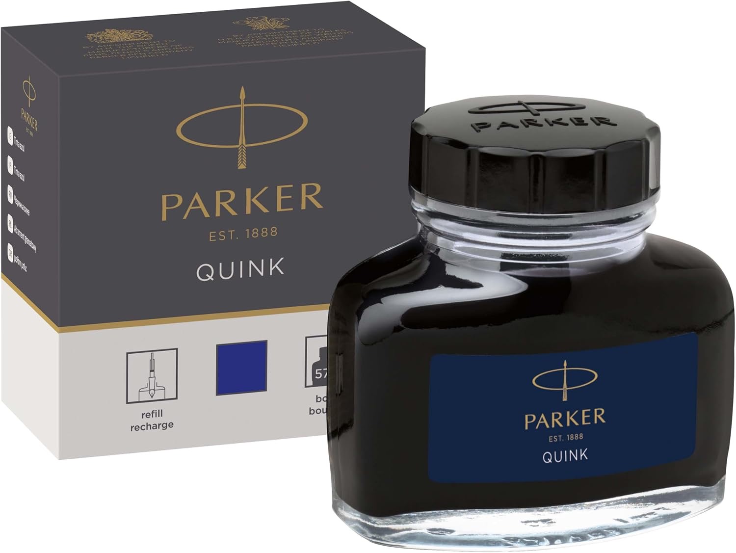 Parker Parker Quink Füllertinte blau, 57 ml