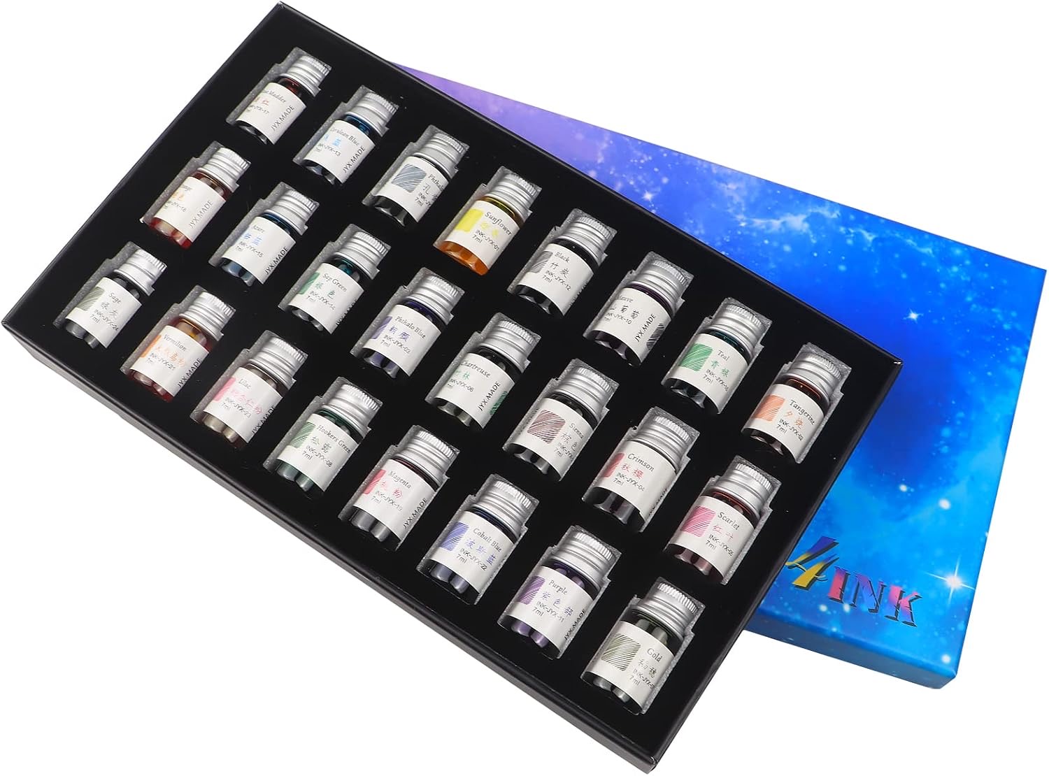 AOKUY AOKUY Kalligraphie-Tinten-Set, 24 Farben