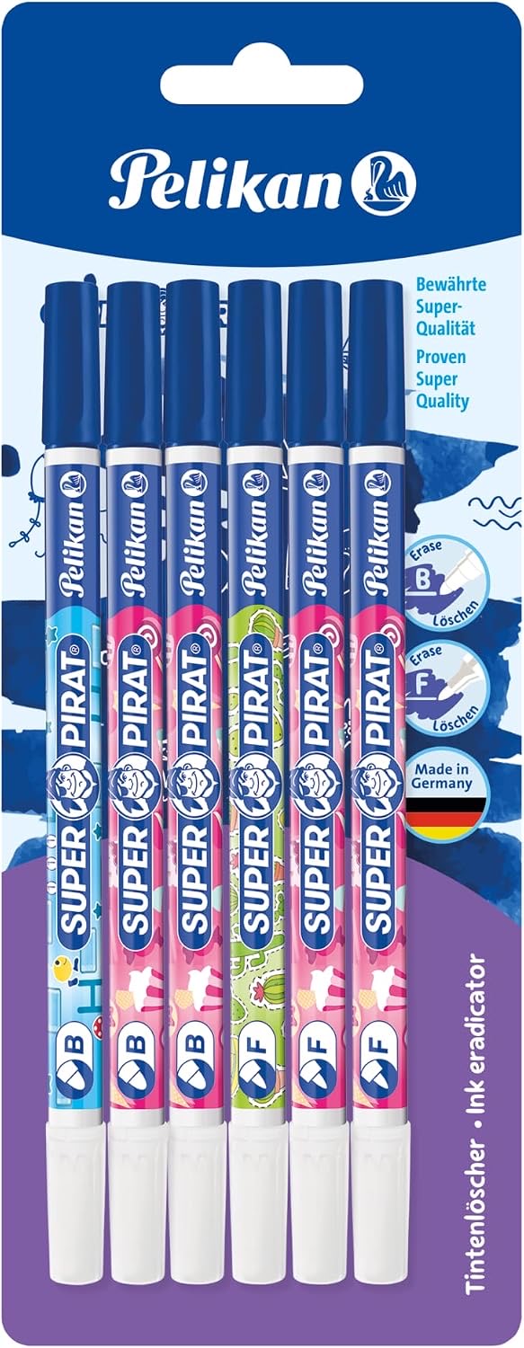 Pelikan Super Pirat, 6er Blister