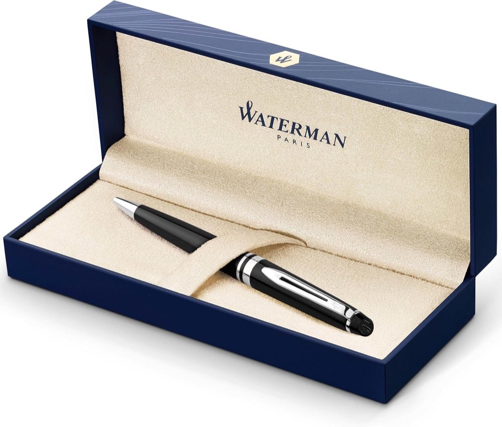 Waterman Waterman Expert Kugelschreiber Hochglanz Schwarz mit Chromzierteilen