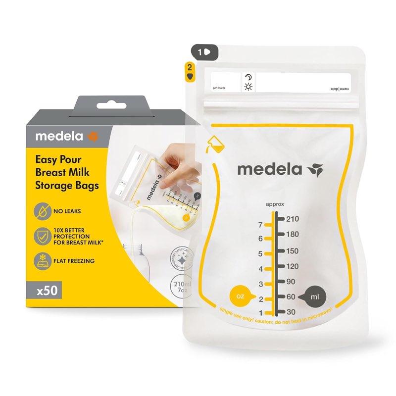 Medela Easy Pour Muttermilchbeutel 210 ml, 50 Stück