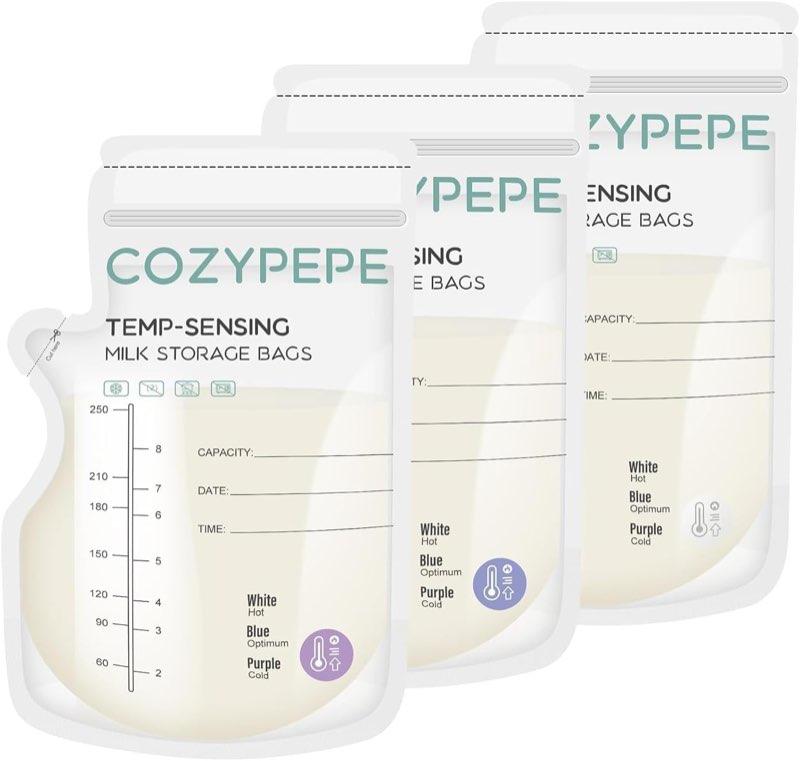 Cozypepe Muttermilchbeutel 250 ml, 100 Stück