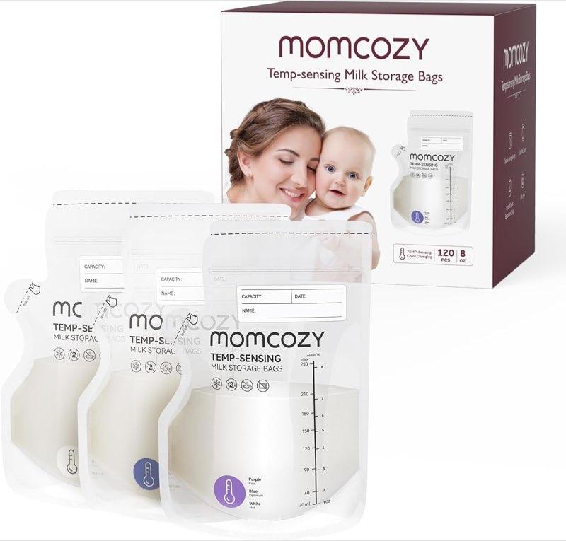 Momcozy Easy Pour Muttermilchbeutel 250 ml, 120 Stück