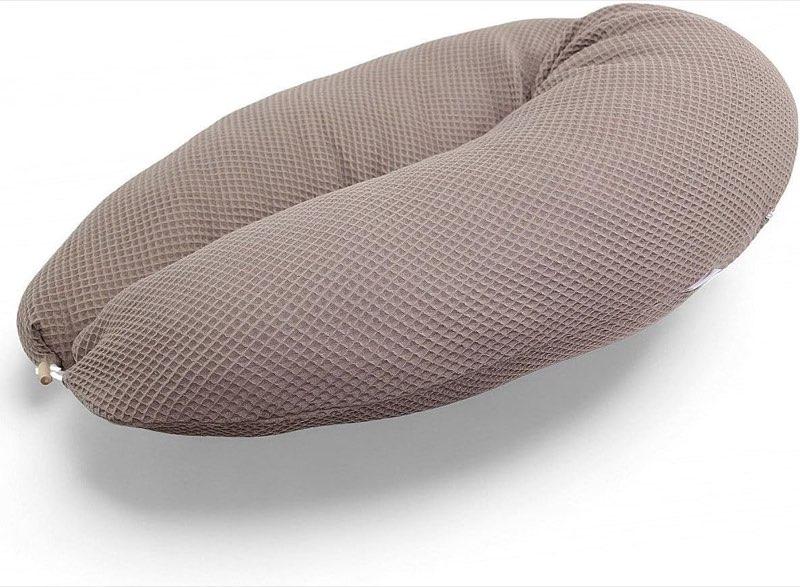 HOBEA-Germany Stillkissen Waffelmuster Taupe