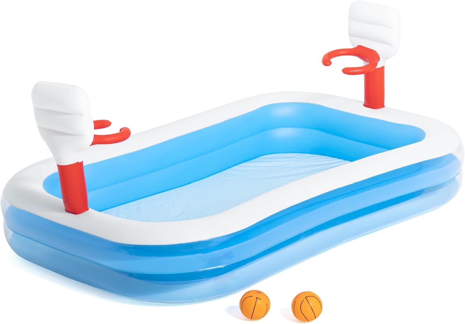 Bestway Family Pool Basketball 251 × 168 × 102 cm