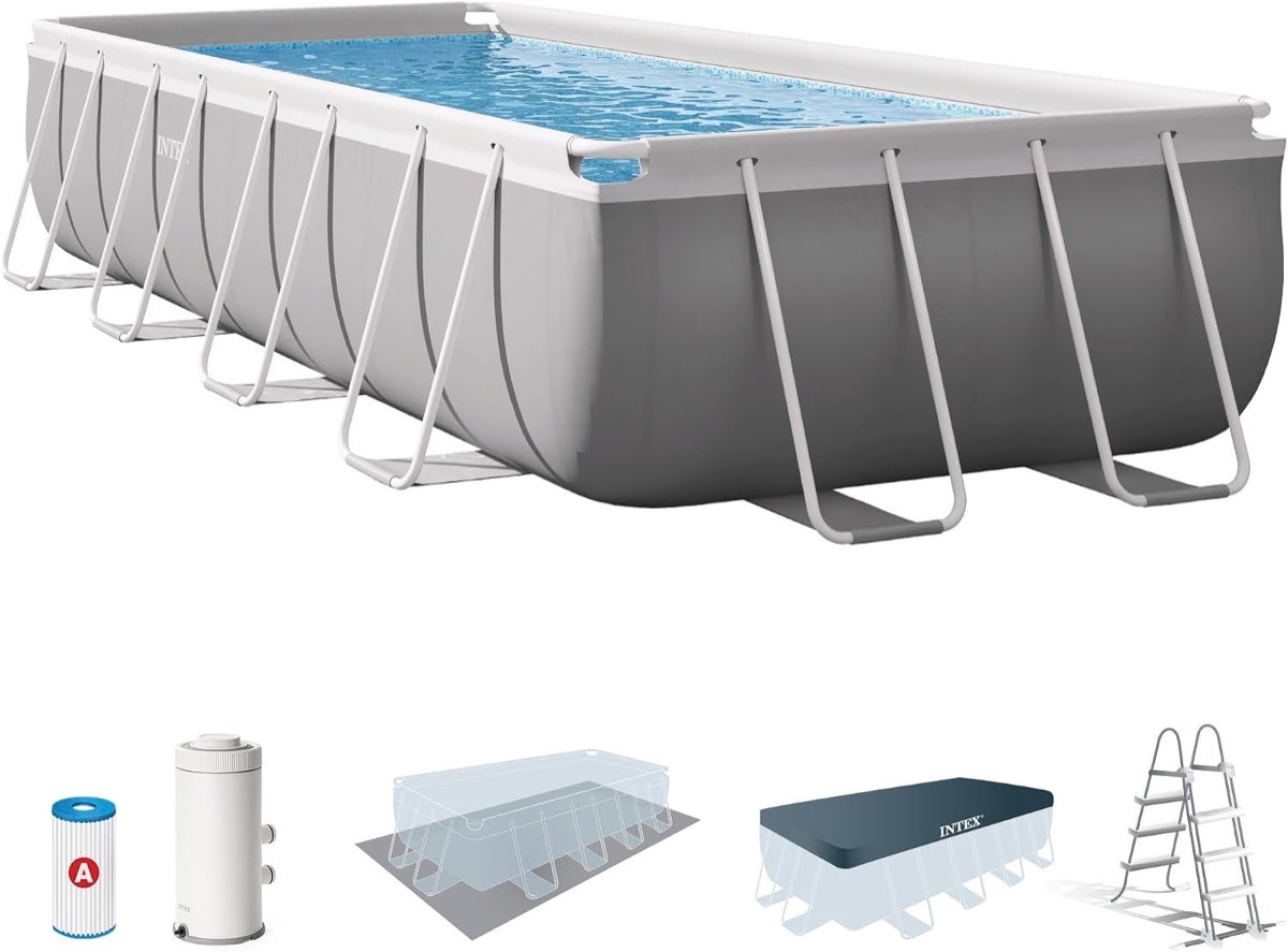 Intex Aufstellpool 4,88 × 2,44 × 1,07 m