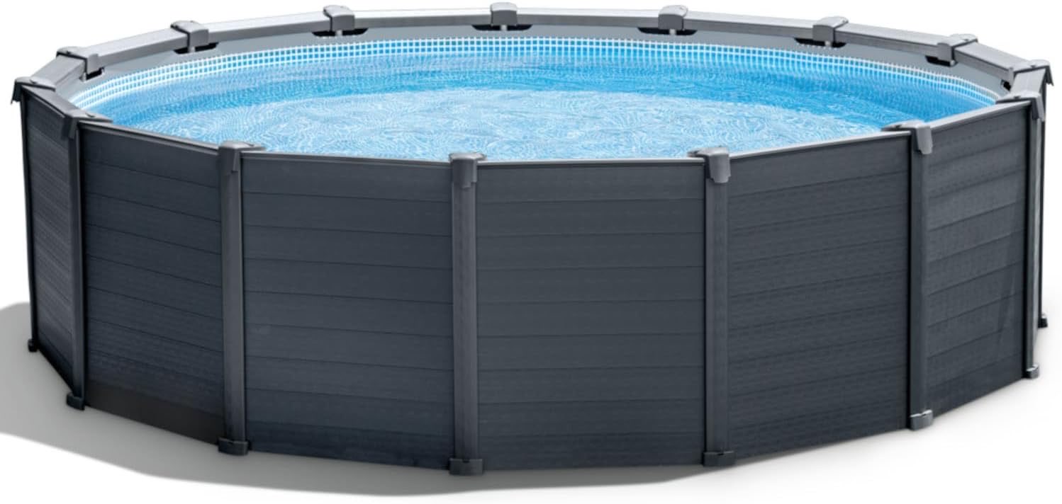 Intex Frame Pool Set Graphit Ø 478 × 124 cm