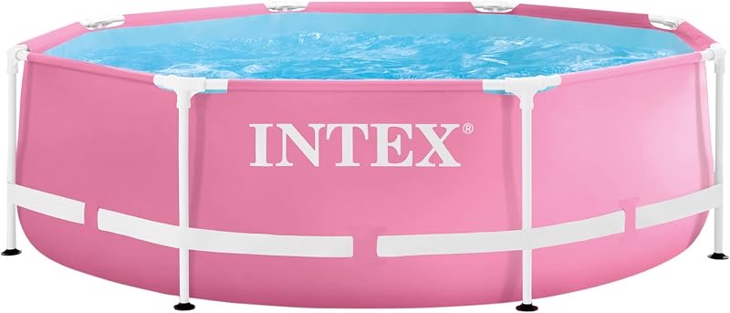 Intex Metal Frame Ø244×76 cm rosa