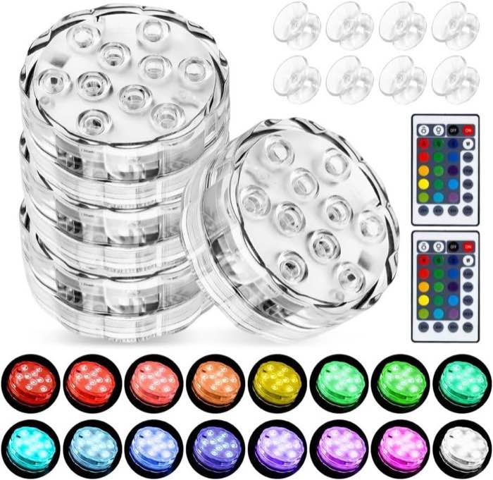 mizikuu Mini-Poollicht Magnet 4er
