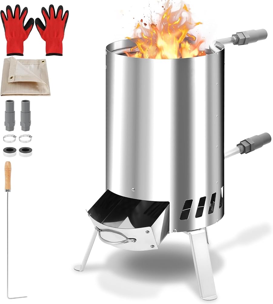Vigevee Feuertonne mit Rußschublade