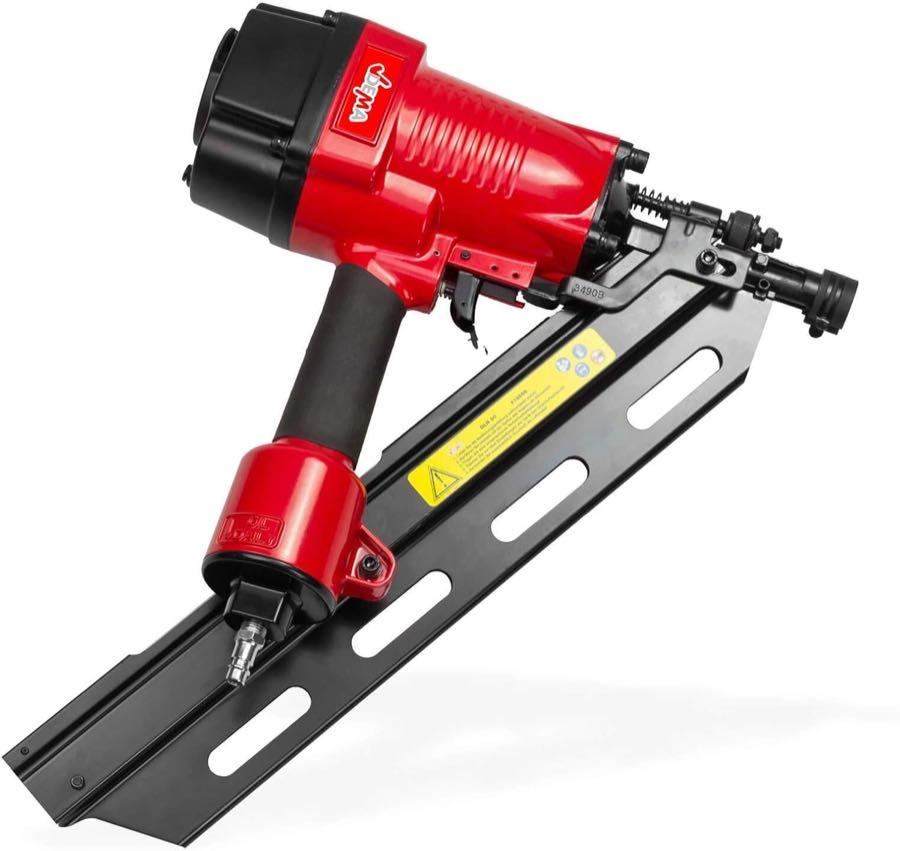 DEMA Druckluftnagler 50-90 mm 34° – Mit Koffer – Testsieger im Druckluftnagler-90-mm-Vergleich