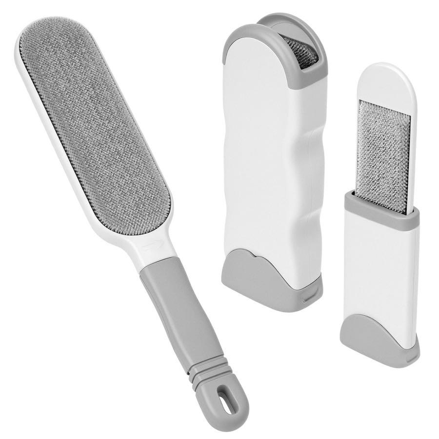 QWORK Fusselbürste-Set mit Reinigungsbasis