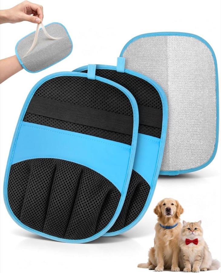 Handschuh 2er Pack Fell Magnet blau