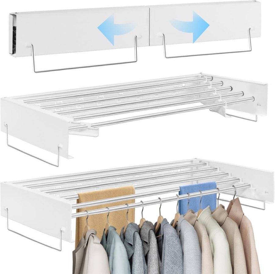 OUUTMEE Wandtrockner 80 cm 5 Stäbe