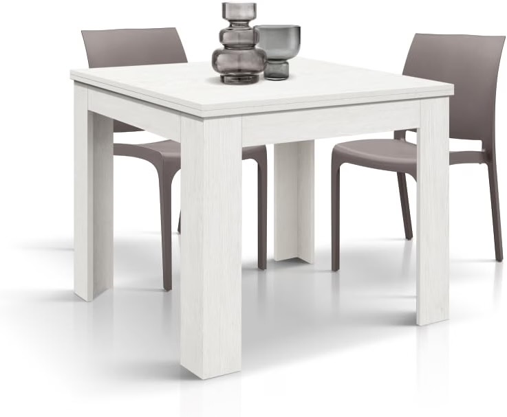PAZZO DESIGN Lorenzo, 90 auf 180 cm, Esche Weiß