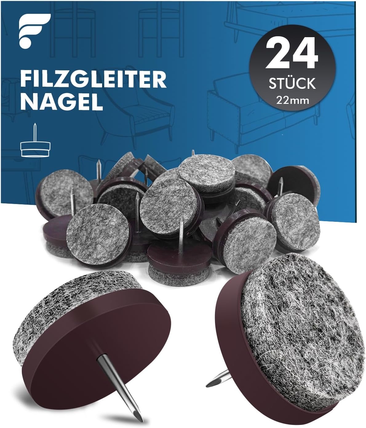 shinfly shinfly Nagel Ø 22 mm