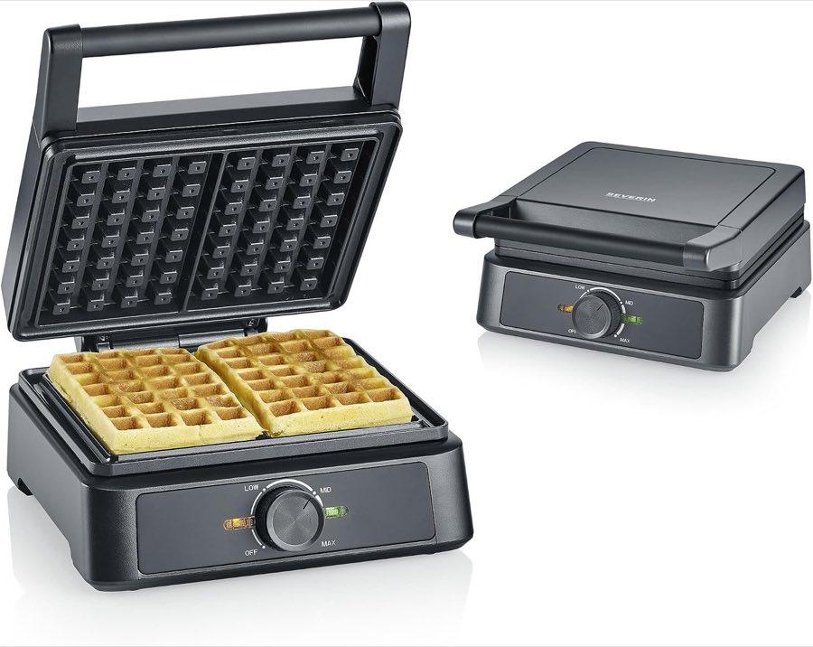 SEVERIN WA 2130 Belgisches Waffeleisen Keramik 1600 W