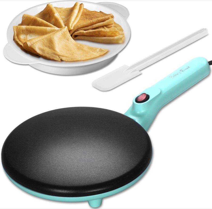 Baker's Friend Instant Crepes Maker 20 cm Aqua