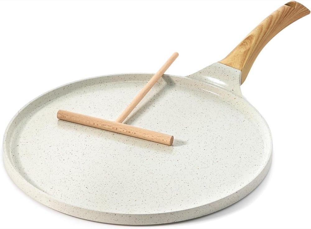 SENSARTE Crepe Pfanne 26 cm Weiß