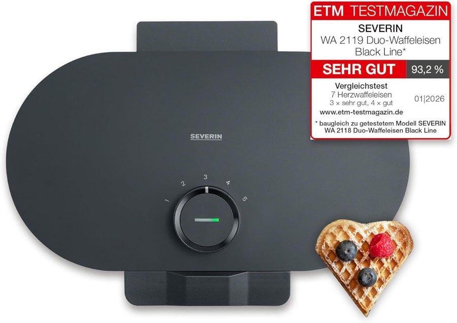 SEVERIN Duo Black Line WA 2119 PFAS-frei