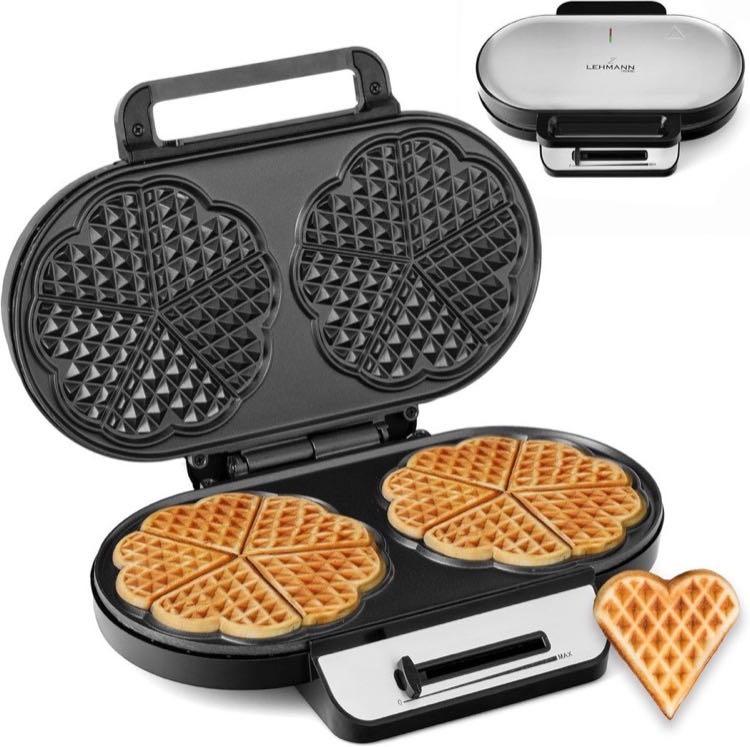 LEHMANN Doppel-Herzwaffeleisen LHOWM-1216
