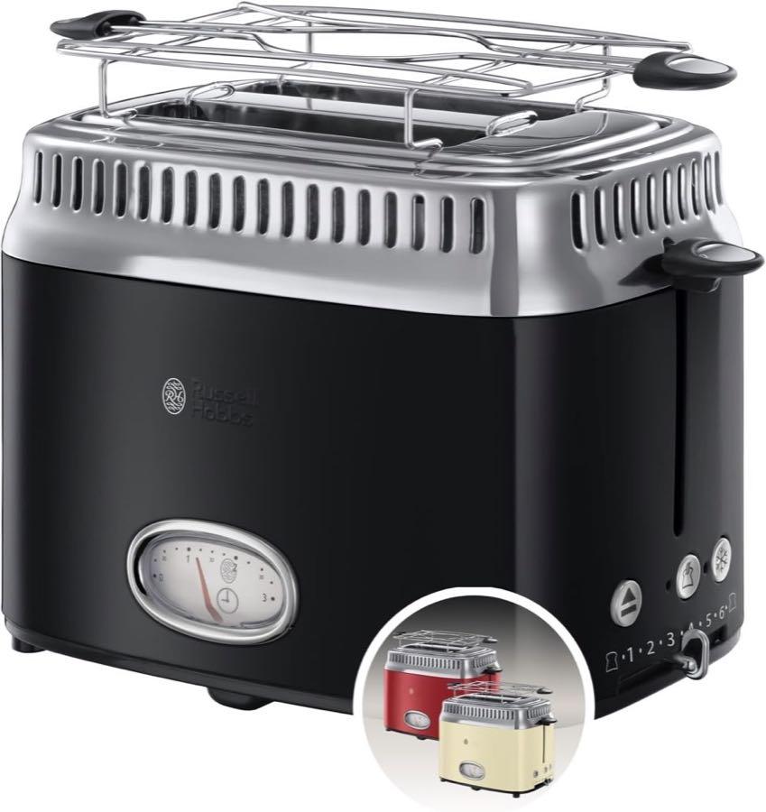 Russell Hobbs Vintage 21681-56 Retro Schwarz