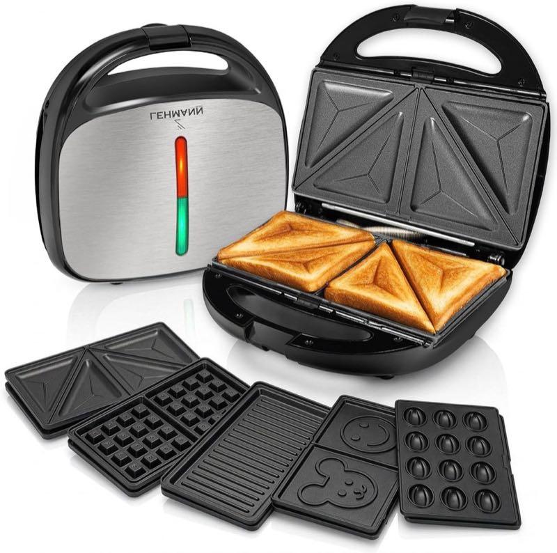 LEHMANN Sandwichmaker 5 in 1 800 W