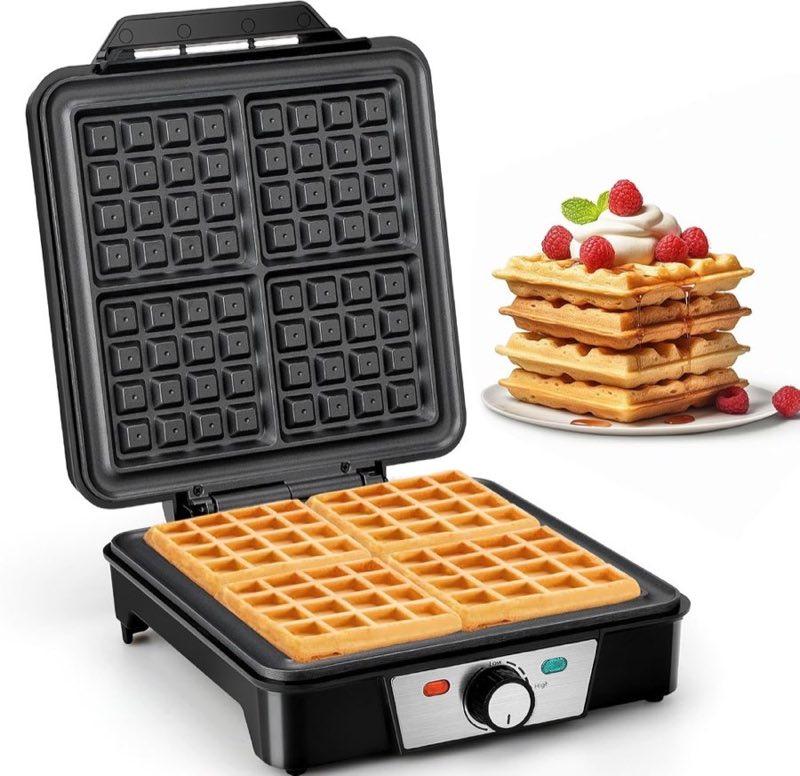 VINATO 4er belgisches Waffeleisen