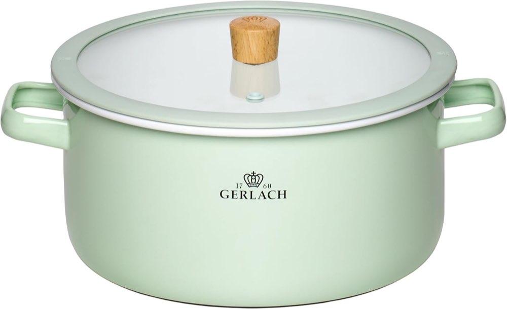Gerlach 1760 Emaille-Topf 24 cm 5 L