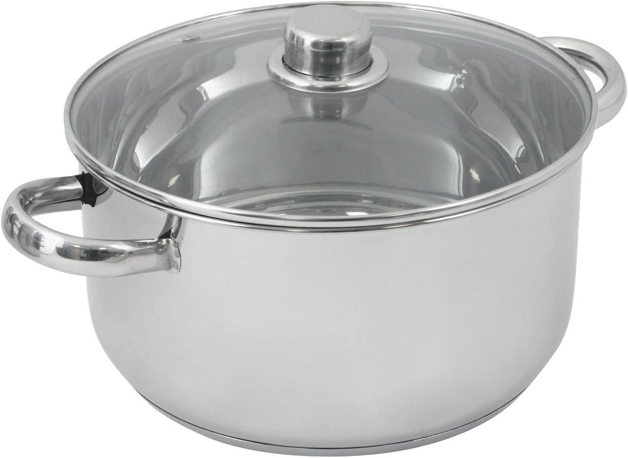 Crealys Edelstahl-Kochtopf 28 cm / 10 l