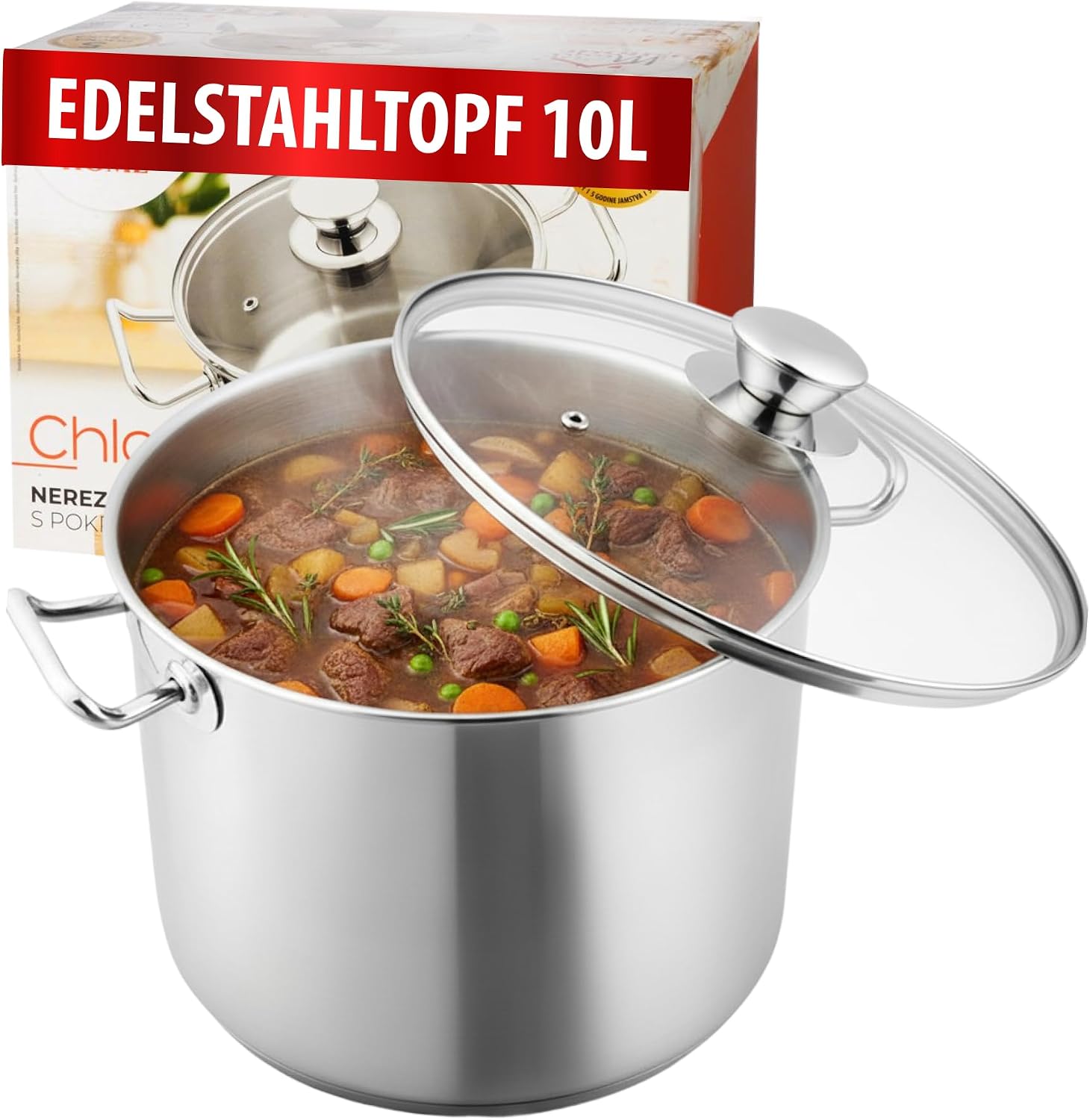 MAGIC HOME Edelstahl Ø 30 cm / 15 l