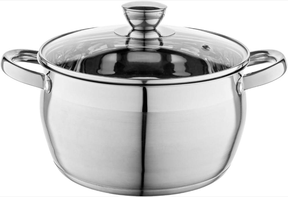 Florina Oliver Edelstahltopf 24 cm / 6 l