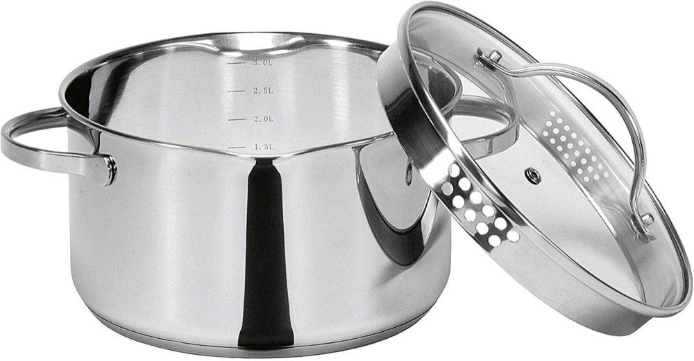 Krüger Edelstahl-Kochtopf Ø 16 cm / 1,5 l