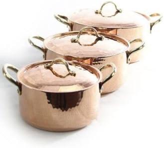 CopperGarden Kupfertöpfe 3er Set (Zinn)