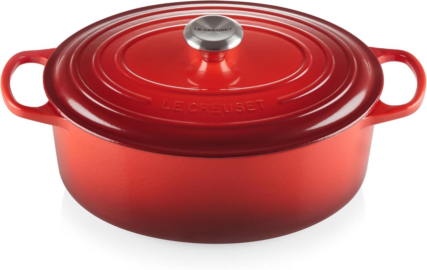 Le Creuset Signature Bräter 31 cm oval Kirschrot