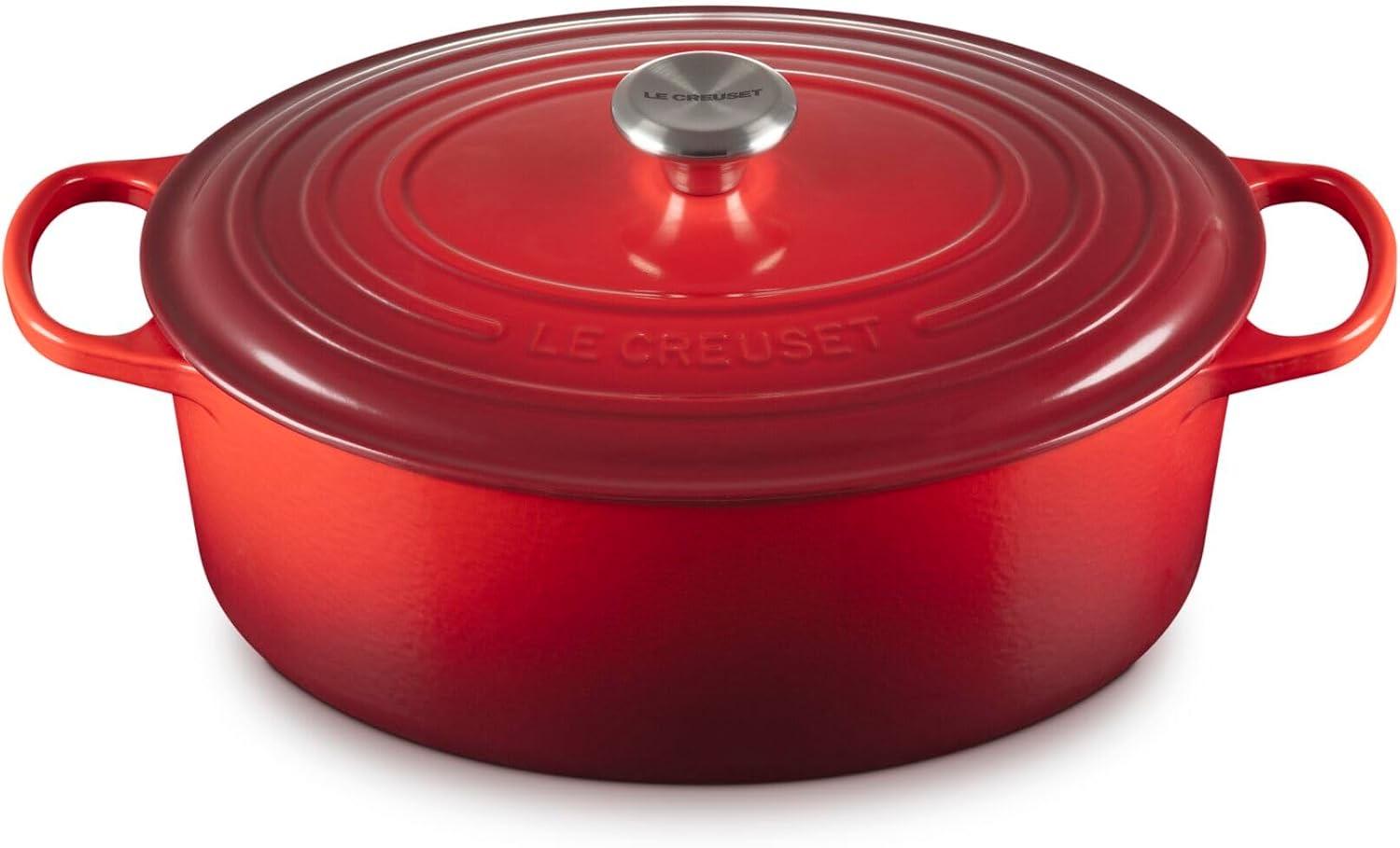 Le Creuset Signature Bräter 33 cm oval Kirschrot