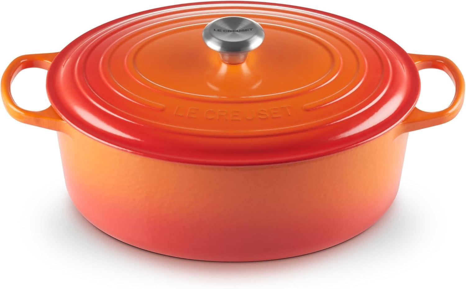 Le Creuset Signature Bräter 33 cm oval Ofenrot